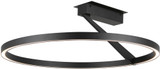 Kuzco SF27724-BK-3WCCT-UNV Roda Modern Black LED 23.5" Ceiling Lighting Fixture