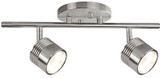 Kuzco TR10015-BN Modern Brushed Nickel LED 2-Light Track Lighting Fixture