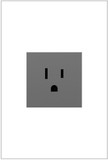 Legrand Adorne ARTR151M10 Magnesium Single Tamper-Resistant Outlet