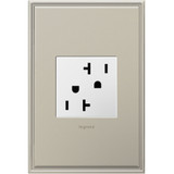 Legrand Adorne ARTR202W4 Modern White Tamper-Resistant Outlet 20A