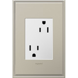 Legrand Adorne ARTR153W4 Modern White Tamper-Resistant Outlet Plus Size 15A