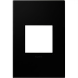 Legrand Adorne AWP1G2NK4 Modern Black Ink Black Ink 1-Gang Wall Plate