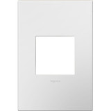 Legrand Adorne Microban AWP1G2WH6 Contemporary Gloss White Gloss White 1-Gang Wall Plate