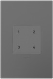 Legrand Adorne WNACB40M1 Magnesium Wireless Smart Scene Switch with Netatmo