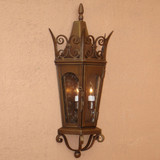 Lighting Innovations WB7071 Traditional Outdoor 9" Wide x 20.8" Tall Lamp Sconce