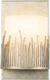 Lucas McKearn BB90610S-1 Sawgrass Modern Silver Wall Sconce