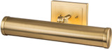 Lucas McKearn COATES-PLM-BB Coates Modern Brushed Brass LED 10" Picture Light