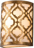 Lucas McKearn GN/ARABELLA1 Arabella Modern Distressed Gold Wall Sconce