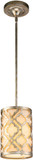 Lucas McKearn GN/ARABELLA/MP-S Arabella Modern Antique Silver Mini Drum Pendant Hanging Light