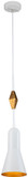 Lucas McKearn PD00117W-1 Etoile Contemporary White Mini Drop Ceiling Lighting