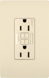 Legrand Radiant 1597TRLA Modern Light Almond Spec-Grade Tamper-Resistant 15A Self-Test Duplex GFCI Outlet