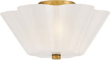 Lark 83713DA Honey Modern Distressed Brass LED Flush Mount Lighting