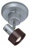 Lite Source LS16091 Duccio Silver Finish 6 Inch Diameter Ceiling Spot Light