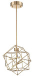 Lite Source LS-19854GOLD Stacia Modern French Gold LED Ceiling Light Pendant