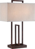 Lite Source LS-22542 Farren Dark Bronze Finish 26.5" Tall Table Top Lamp