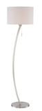 Lite Source LS-82733 Lilith Contemporary Chrome Fluorescent Floor Lamp Light