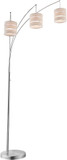 Lite Source LS-83038 Falan Modern Brushed Nickel Arc Floor Lighting