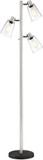 Lite Source LS-83396BN Colinton Contemporary Brushed Nickel Floor Lamp