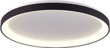 Lumpure 5367-838RC-BK-3 Alaska Contemporary Matte Black LED 19" Overhead Lighting