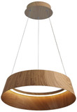 Lumpure 5636-850ROP-DWD-TR-CCT Buenos Aires Contemporary Dark Wood LED Lighting Pendant