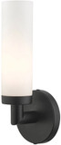 Livex 10103-04 Aero Modern Black Wall Sconce