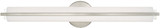 Livex 10353-91 Visby Contemporary Brushed Nickel LED 24" Bathroom Lighting
