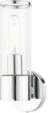 Livex 17281-05 Banca Modern Polished Chrome Lighting Sconce