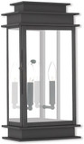 Livex 2018-04 Princeton Contemporary Black Wall Light Sconce