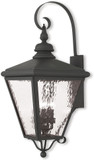 Livex 2036-04 Cambridge Black Wall Light Sconce