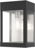 Livex 20872-76 Barrett Modern Scandinavian Gray Outdoor 13" Wall Sconce Lighting