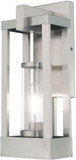 Livex 20992-91 Delancey Contemporary Brushed Nickel Exterior 16" Lighting Sconce