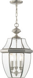 Livex 2355-91 Monterey Brushed Nickel Hanging Pendant Lighting