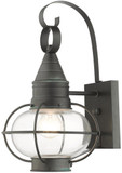Livex 26901-61 Newburyport Charcoal Exterior 15" Wall Light Sconce