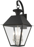 Livex 27222-04 Mansfield Black Exterior 28" Wall Lighting