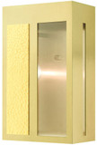 Livex 27413-12 Lafayette Modern Satin Brass Exterior 14" Wall Lighting Sconce