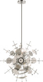 Livex 40074-05 Circulo Contemporary Polished Chrome 24" Hanging Light