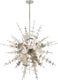 Livex 40079-05 Circulo Contemporary Polished Chrome 50" Hanging Pendant Light