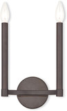 Livex 40242-07 Alpine Modern Bronze Wall Lamp