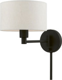 Livex 40940-04 Black Swing Arm Wall Lamp