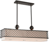Livex 41117-92 Arabesque English Bronze Kitchen Island Lighting