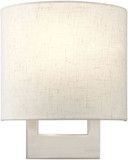 Livex 42420-91 Brushed Nickel Wall Light Fixture