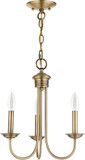 Livex 42683-01 Estate Antique Brass Mini Lighting Chandelier