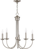 Livex 42685-91 Estate Brushed Nickel Chandelier Light