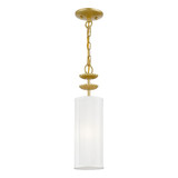 Livex 42981-33 Brookdale Soft Gold Mini Hanging Lamp