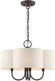 Livex 45806-92 Solstice English Bronze Mini Chandelier Lighting