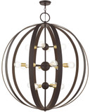 Livex 46418-07 Modesto Modern Bronze Foyer Light Fixture
