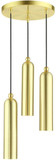 Livex 46753-12 Ardmore Modern Satin Brass Multi Drop Lighting