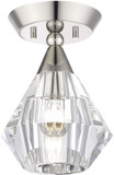 Livex 47070-35 Brussels Polished Nickel Overhead Lighting