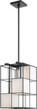Livex 49622-04 Trondheim Contemporary Black Mini Hanging Pendant Lighting