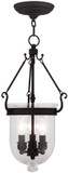 Livex 5063-04 Jefferson Black Mini Pendant Light